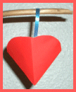 Origami-Herzchen