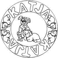 Namen-Mandala Katja