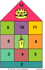 Das Geburtstagshaus - ein Würfelspiel aus dem Mittelalter