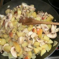 Gemüse braten