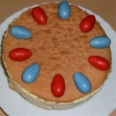 Bananenquarkcremetorte mit Ostereiern