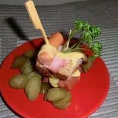 Artikelbild Käse-Schinken-Brottürmchen