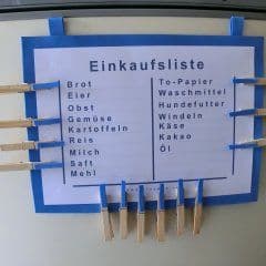 Artikelbild Einkaufsliste basteln