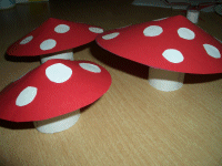 Artikelbild Fliegenpilze aus Papprollen