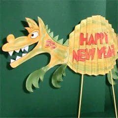 Artikelbild Glücksdrachen basteln