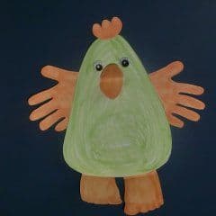 Huhn mit Hand und Fuß