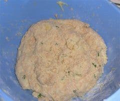 Kartoffelbrotteig vor dem 1. Gehen