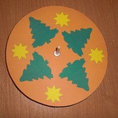 Artikelbild Weihnachtskreisel basteln