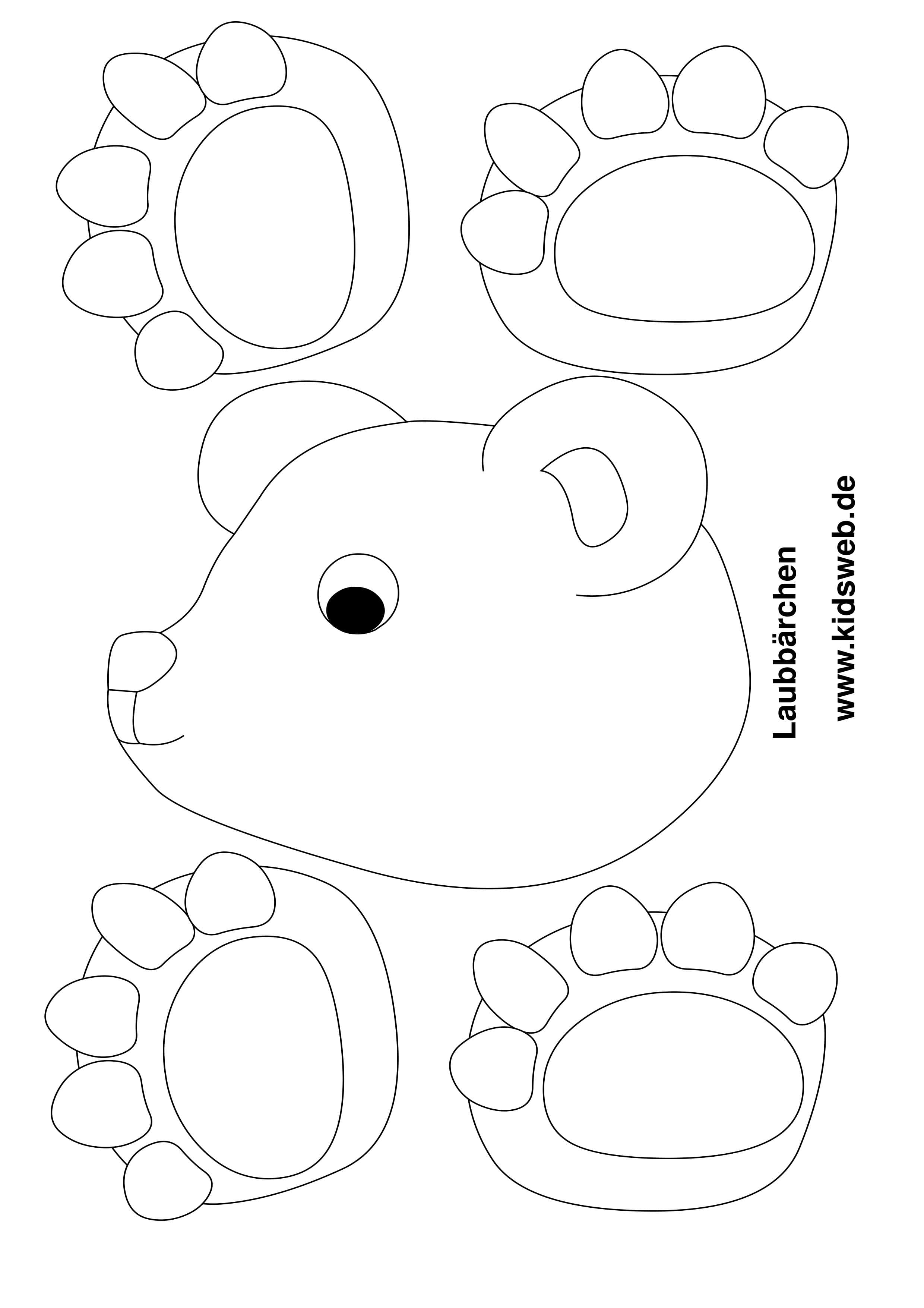 Artikelbild Laubbärchen basteln