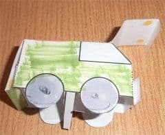 Lieferwagen falten