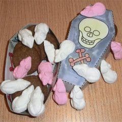 Artikelbild Halloweensarg als Verpackung für Süßkram basteln