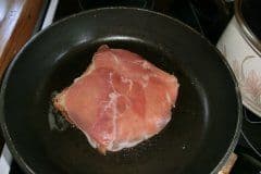 Toast in der Pfanne