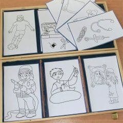 Was gehört zu wem-Spiel