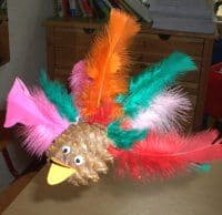 Artikelbild Zapfenfedernvogel  basteln