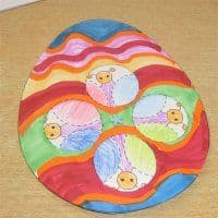 Ei mit Motivrädchen