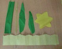 Einzelteile der Osterglocke